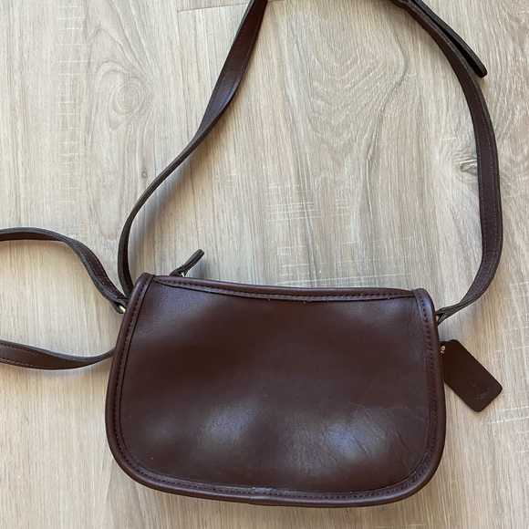 Coach Handbags - COACH Small Leather Cross-Body Bag in Original Box
